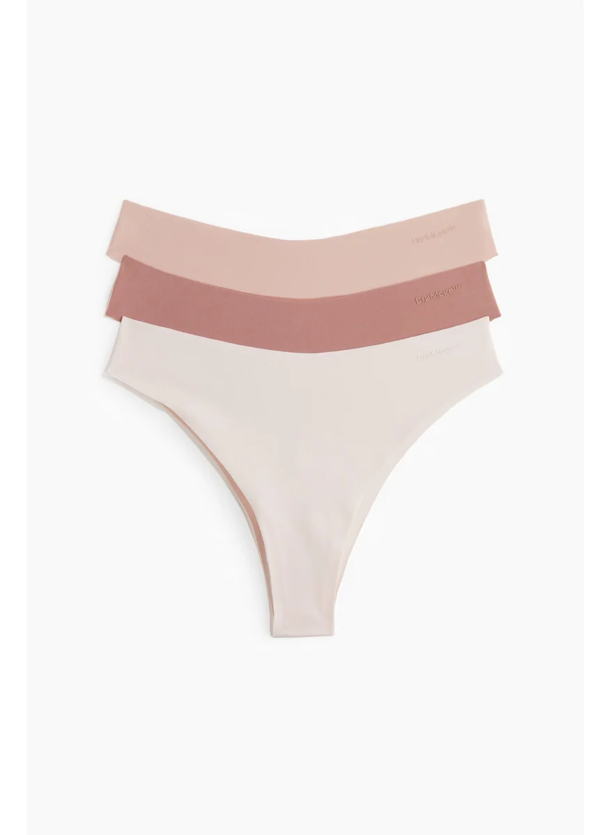 H&M 3-Pack Sports Brazilian Briefs In Drymove