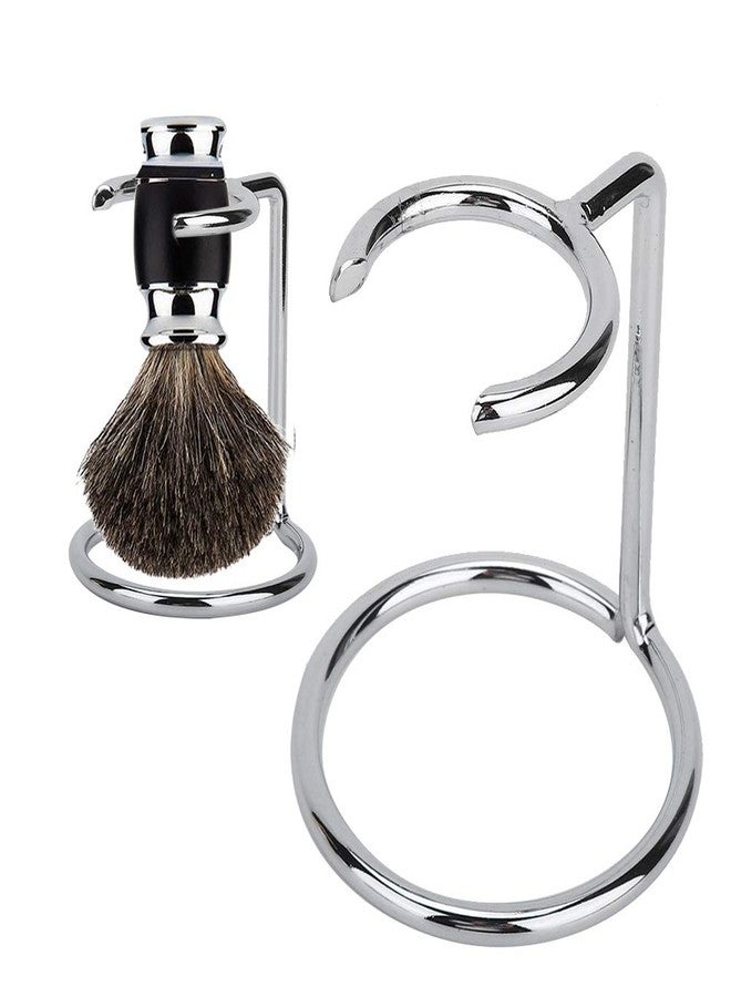 Ymiko And Brush Stand,Men Stainless Steel Shaving Brush Stand Holder For Salon Home Travel Use - Image 5