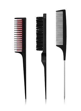 3 Pieces Hair Styling Comb Set, Includes Teasing Hair Brush Fluffy Hair Brush, Rat Tail Comb Teasing Comb and Triple Teasing Comb for Back Brushing, Combing, Slicking Hair - pzsku/Z75089A79BB930B0157EAZ/45/_/1697437229/86917b72-edb4-49e9-be60-aca0a277b5c8