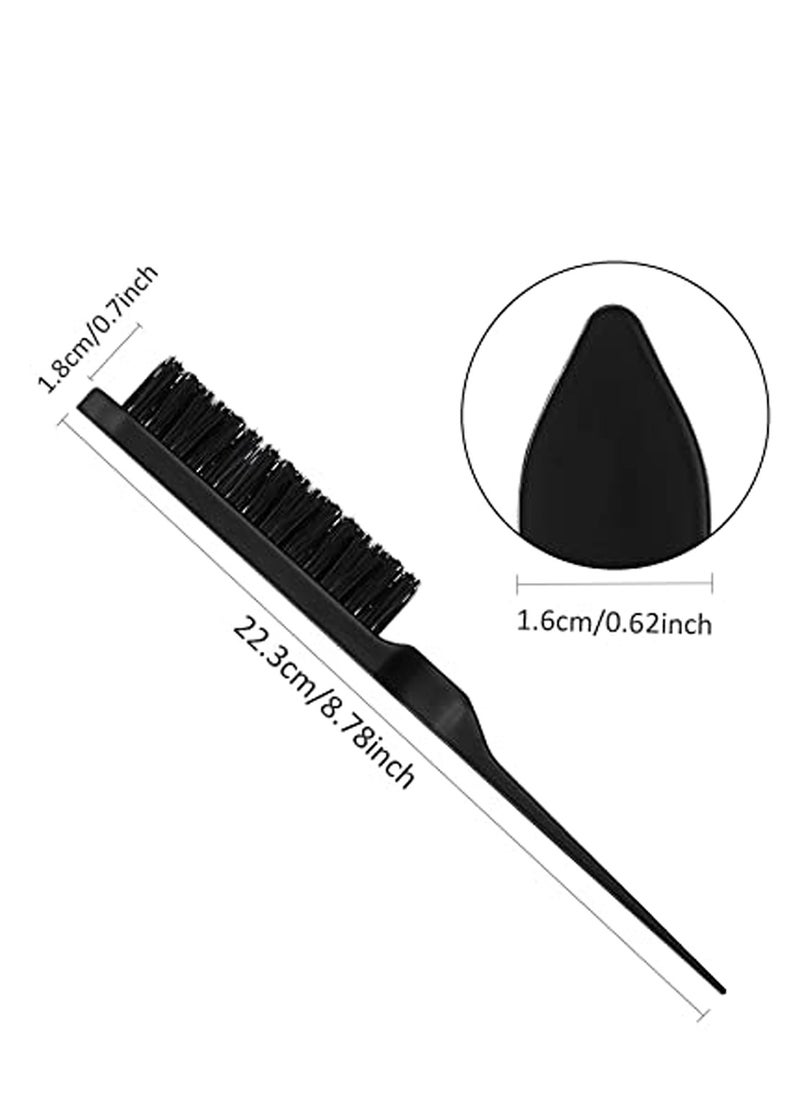 KASTWAVE - 3 Pieces Hair Styling Comb Set, Includes Teasing Hair Brush Fluffy Hair Brush, Rat Tail Comb Teasing Comb and Triple Teasing Comb for Back Brushing, Combing, Slicking Hair - Image 1