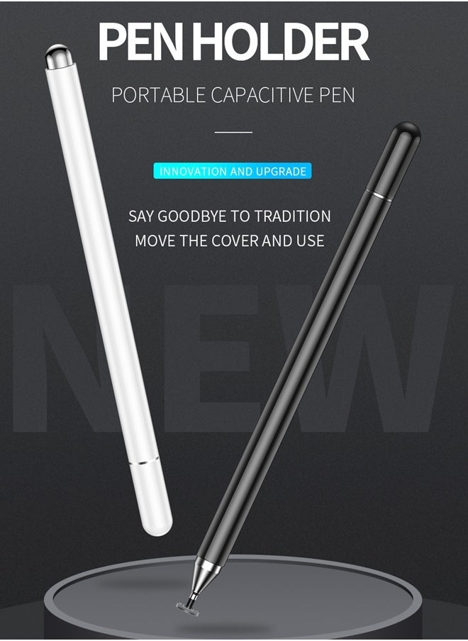 JR-BP560S Capacitive Touchscreen Stylus Passive Capacitive Pen For iPad iPhone All Capacitive Screens With Two Replacement Nibs Black