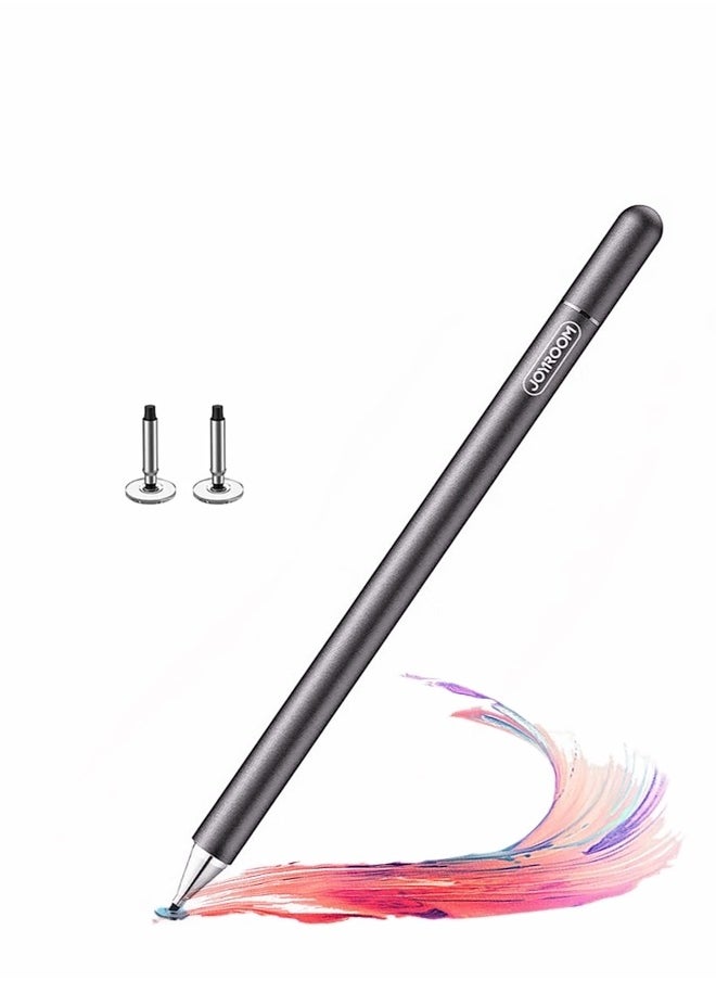 JR-BP560S Capacitive Touchscreen Stylus Passive Capacitive Pen For iPad iPhone All Capacitive Screens With Two Replacement Nibs Black