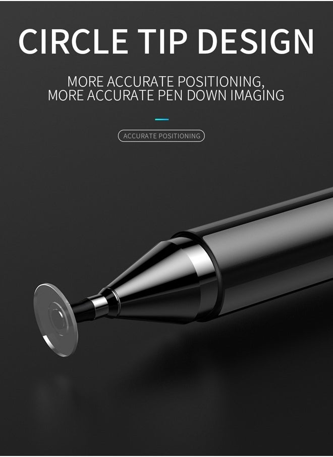 JR-BP560S Capacitive Touchscreen Stylus Passive Capacitive Pen For iPad iPhone All Capacitive Screens With Two Replacement Nibs Black