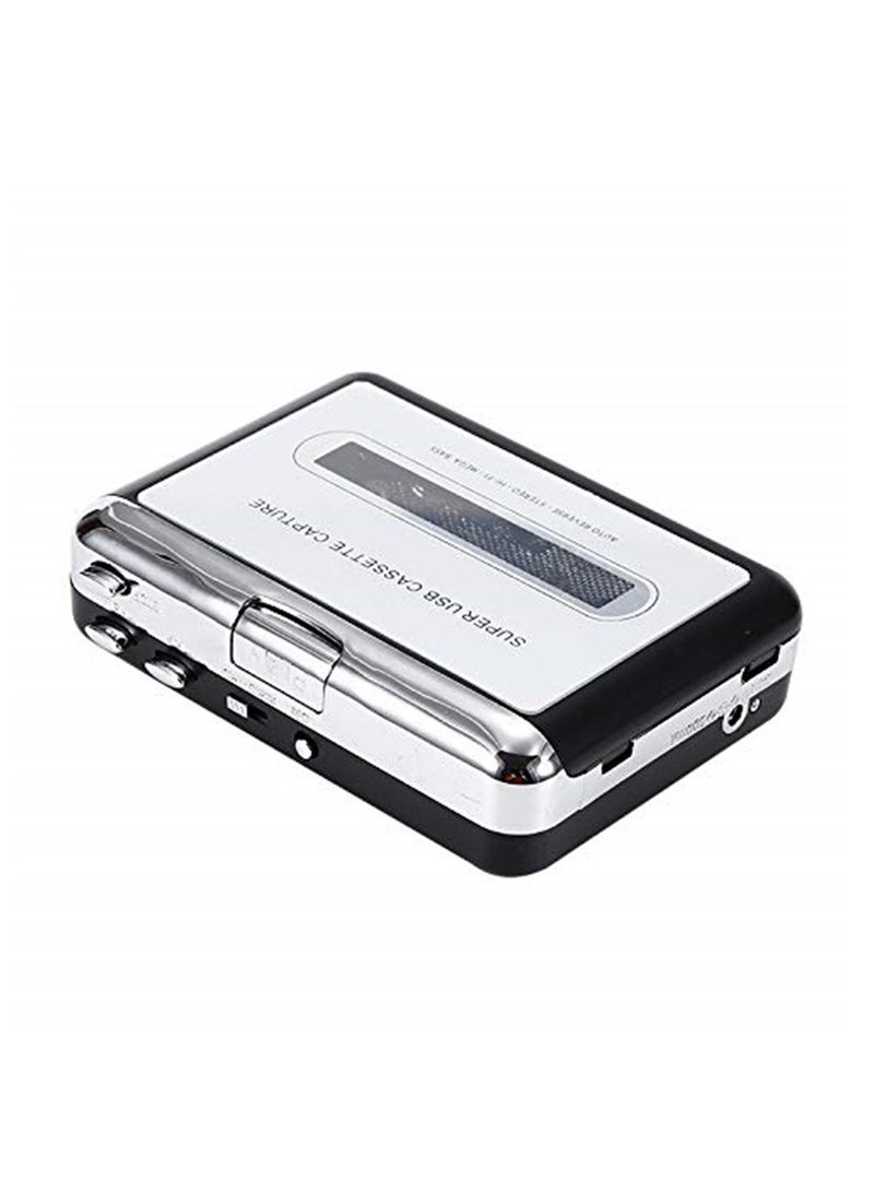 USB Cassette Capture Radio Player Portable USB Cassette Tape to MP3 Converter Capture Audio Music Player Tape Cassette Recorder - Image 5