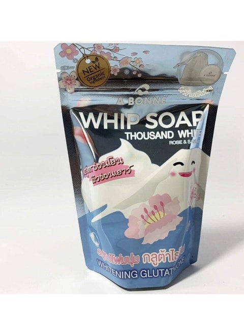 A BONNE Rosy Sakura Elegance Thousand White Whip Soap 100g