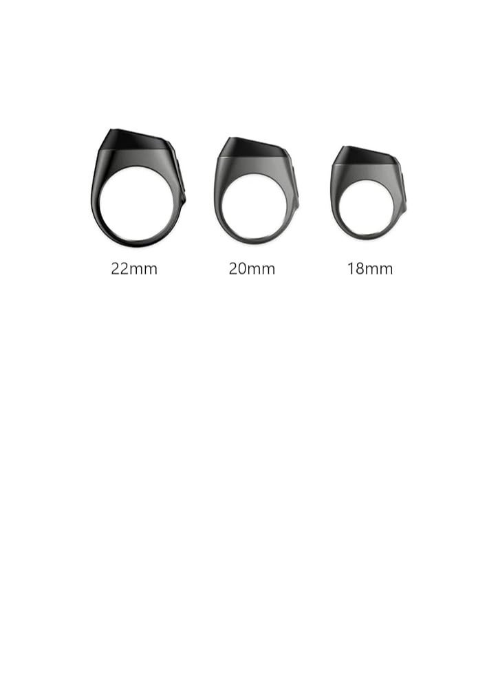 iQIBLA FOCUS iQIBLA Smart Zikr Ring Lite Black Grey 20MM - Image 4