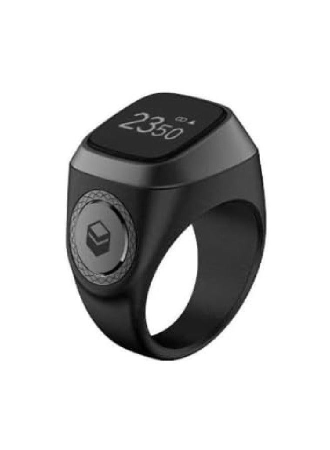 iQIBLA FOCUS iQIBLA Smart Zikr Ring Lite Black Grey 20MM - Image 1