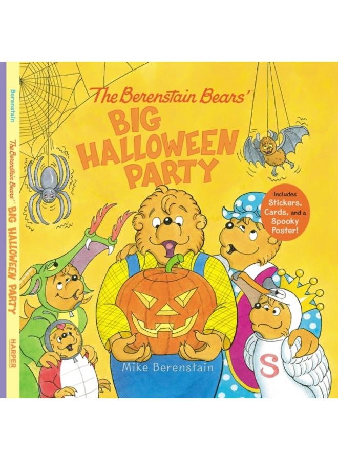 The Berenstain Bears' Big Halloween Party : Includes Stickers, Cards, and a Spooky Poster! 