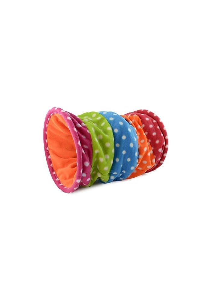 Trixie Colourful Fleece Tunnel Cat Toy