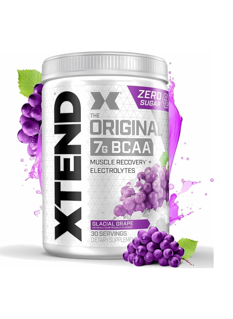 اسكتيند XTEND Original BCAA العنب الجليدي - 7 جم BCAA لاستعادة العضلات وترطيبها (30 حصة، صفر سكر)  - Image 2