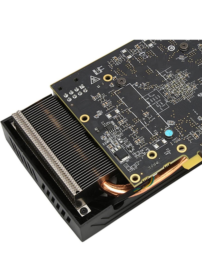 Gaming Graphics Card for Radeon RX 580, 8GB GDDR5 Graphics Card, 1286Mhz 4096x2160 Resolution, 8Pin Power Interface, Dual Fans, RX 580 PC Graphics Card for Work