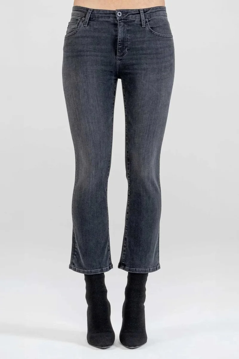 Ag Jeans Jodi Crop High-Rise Flare Jeans