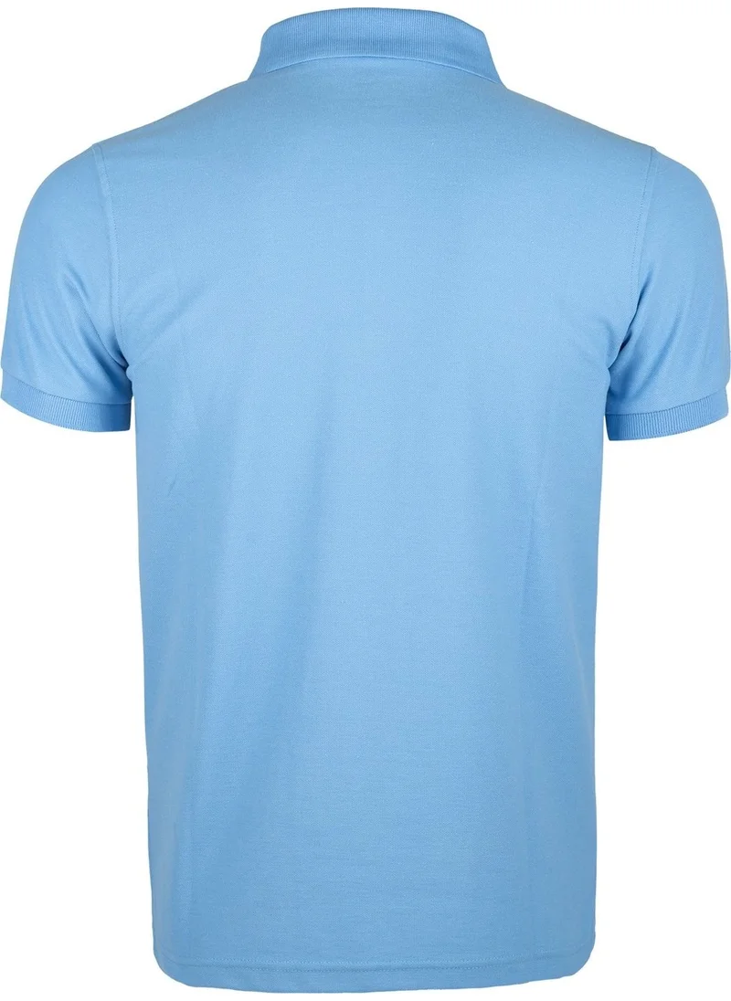 Evolite Deepraw Men Polo T-Shirt - Blue