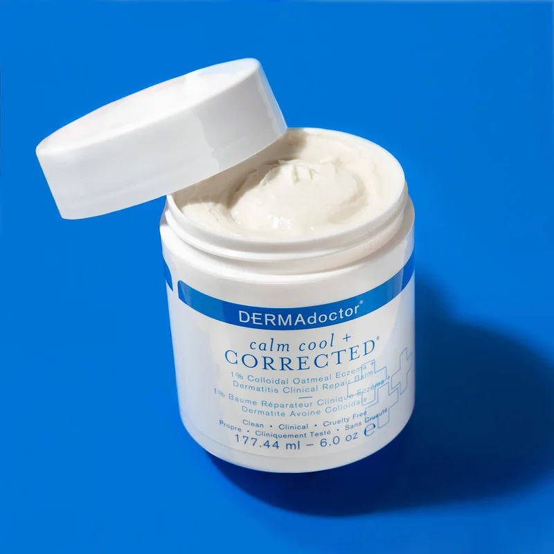 DERMAdoctor Calm Cool & Corrected Hydra Repair Face and Body Cream for Eczema, Dermatitis & Irritated Skin 177 mL
