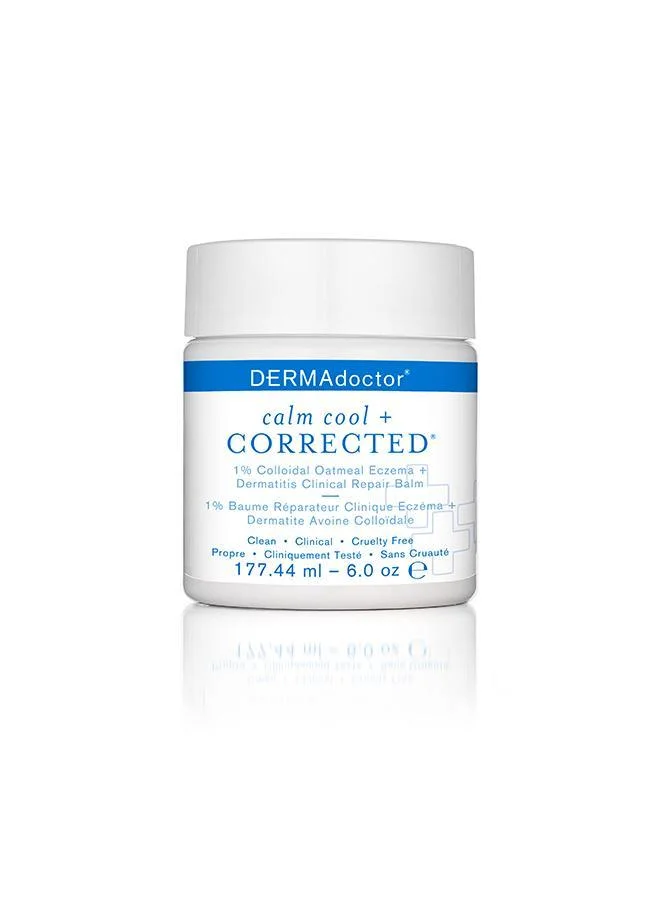 DERMAdoctor Calm Cool & Corrected Hydra Repair Face and Body Cream for Eczema, Dermatitis & Irritated Skin 177 mL