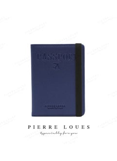 PIERRE LOUES Fashion Leather Passport Holder 