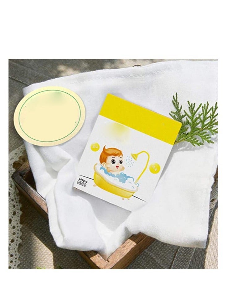 Generic 1 Box Bathing Baby Ear Sticker Waterproof Newborns Swimming Earplugs Ear Protector Salon Hairstyle Ear Covers for Hair Dye Shower Bathing Transparent  - Image 3