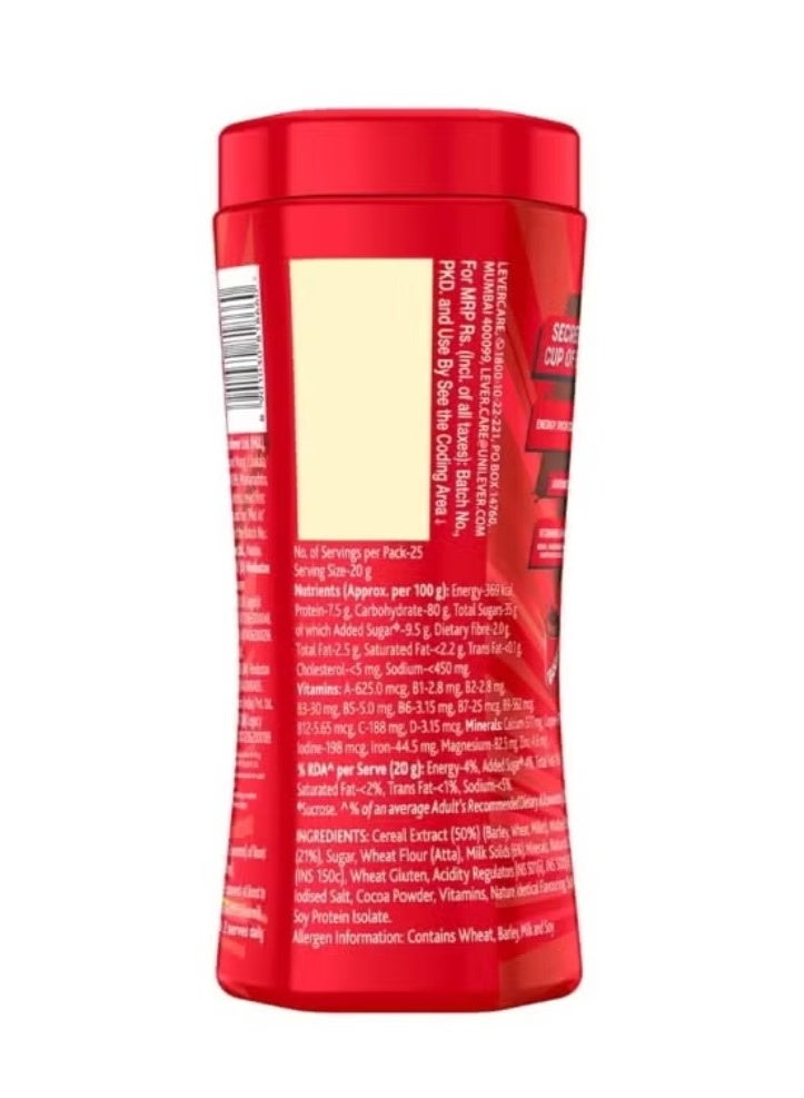 Boost Chocolate Energy Drink Powder 500g – High Energy Nutritional Supplement with 3X More Stamina – Clinically Proven Formula - Image 2