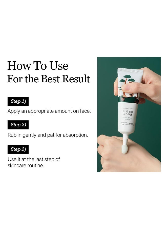 ROUND LAB Pine Calming Cica Cream 1.69 Fl Oz, Low-Acidic Soothing Moisturizer with Pine Cica, BHA + LHA, and Hyaluronic Acid for Skin Barrier Support, Sebum Control, and Hydration, Korean Skincare - Image 3