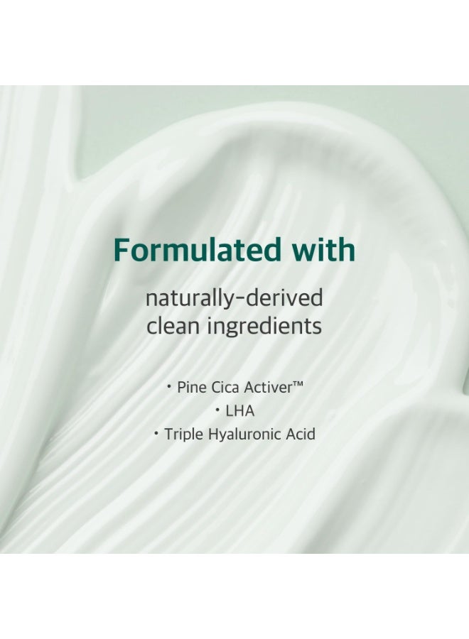 ROUND LAB Pine Calming Cica Cream 1.69 Fl Oz, Low-Acidic Soothing Moisturizer with Pine Cica, BHA + LHA, and Hyaluronic Acid for Skin Barrier Support, Sebum Control, and Hydration, Korean Skincare - Image 1