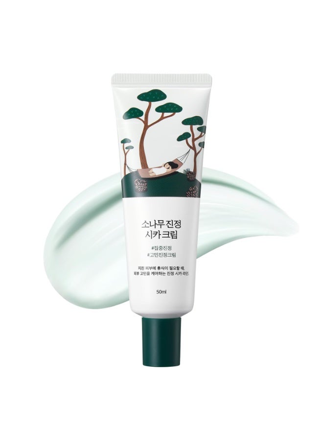 ROUND LAB Pine Calming Cica Cream 1.69 Fl Oz, Low-Acidic Soothing Moisturizer with Pine Cica, BHA + LHA, and Hyaluronic Acid for Skin Barrier Support, Sebum Control, and Hydration, Korean Skincare - Image 4