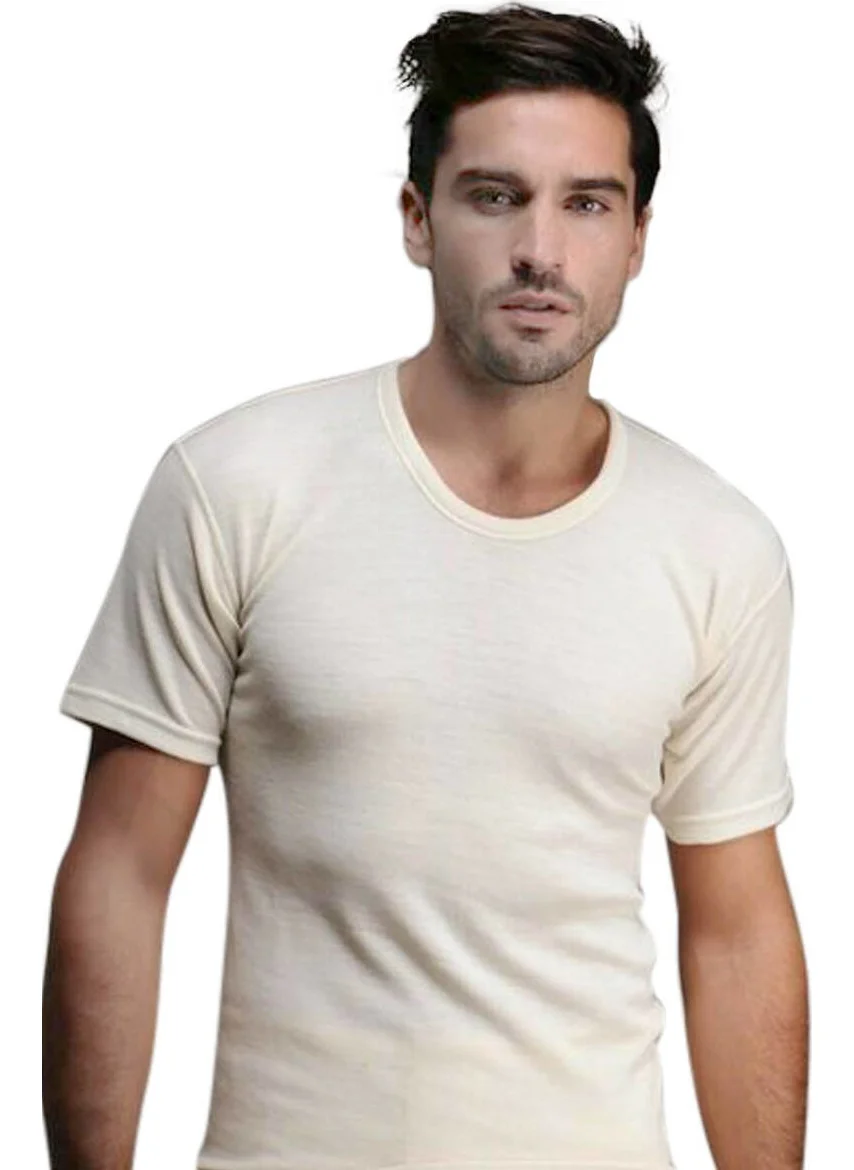 Mozsoo Hasyün Short Sleeve Men's Underwear | Cream