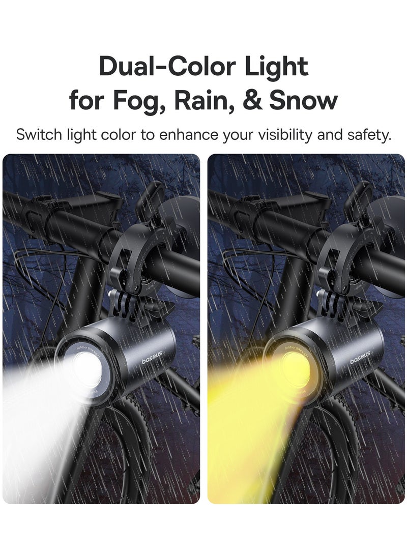 Baseus 2-in-1 Magnetic Bike Phone Holder & Waterproof Bike Light, 600 Lumens, Dual-Color Light, MagSafe Compatible, 4 Lighting Modes, 10-Hour Battery Life, IP68 Waterproof, Fits 4.7" to 6.5" Devices, Compatible with iPhone 16 Pro Max & Galaxy S24 Ultra, Durable Bicycle Light & Magnetic Phone Mount for Safe and Convenient Riding  - Image 5