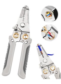Y&D Multifunction Wire Stripper, 6 in 1 Special Stripper Tool for Electrician, Stainless Steel Pliers Stripping Cutting Electric Cable Crimping  - Image 1