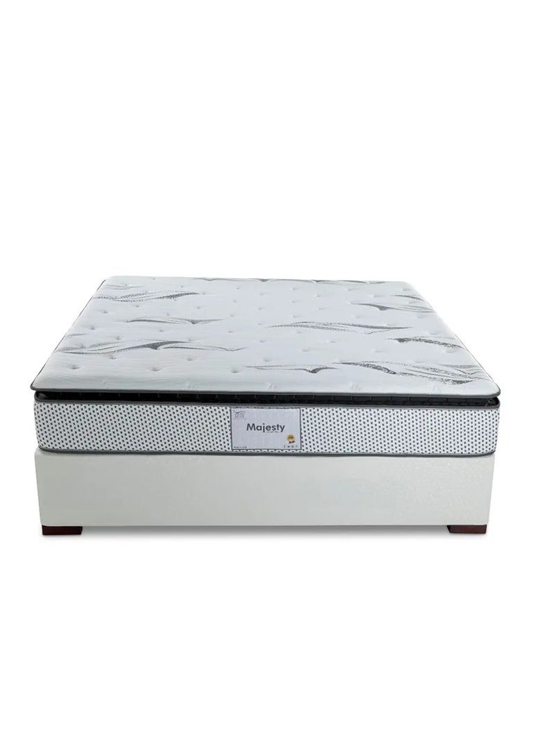 جالاكسي ديزاين مرتبة ماجستي يورو توب بجيب نوابض – مقاس كوين | الطول × العرض × الارتفاع – 160 × 200 × 30 سم | ضمان لمدة 7 سنوات - Image 1