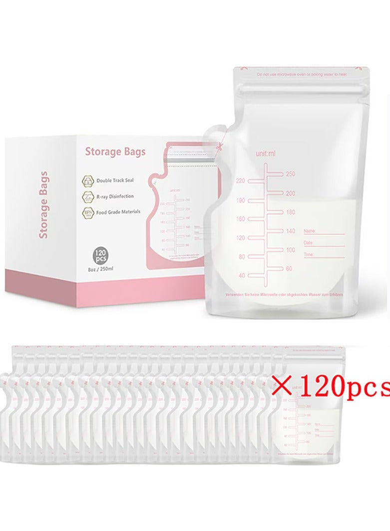 JUFU JUFU Breastmilk Storing Bags, Temp-Sensing Discoloration Milk Storing Bags for Breastfeeding - Image 1