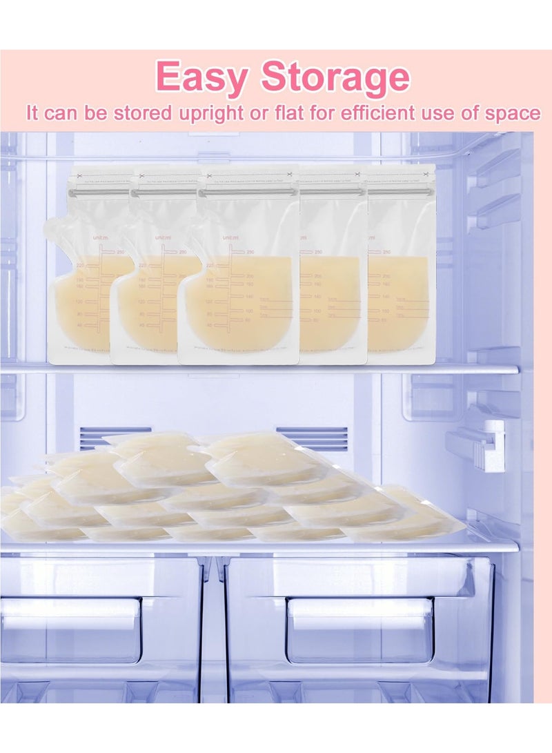 JUFU JUFU Breastmilk Storing Bags, Temp-Sensing Discoloration Milk Storing Bags for Breastfeeding - Image 2