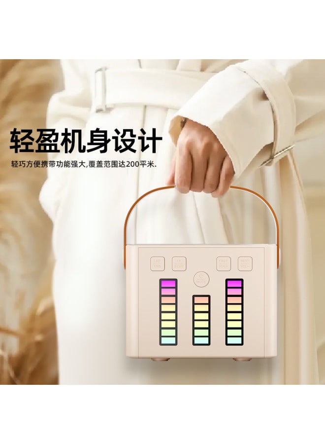 نيوترل Q2 مصباح رأس ملون مع ميكروفون لاسلكي وسماعة بلوتوث متكاملة لنظام كاريوكي ستيريو محمول للعائلة وللاستخدام الخارجي - Image 4