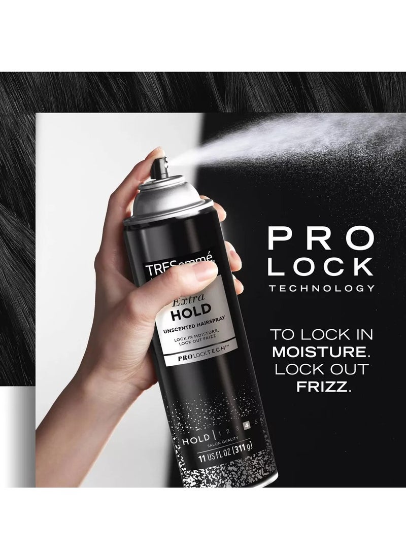 TRESemmé Tresemme Extra Hold Unscented Hairspray for 24-Hour Frizz Control - 311g  - Image 2