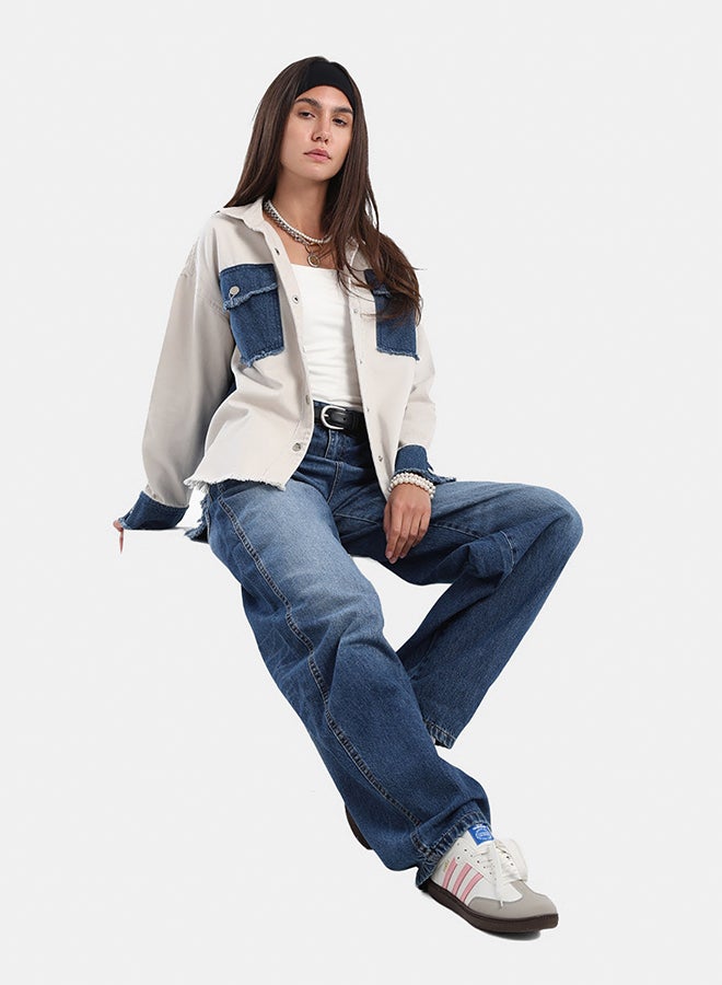 Carina High Waist Washed Jeans - Image 5