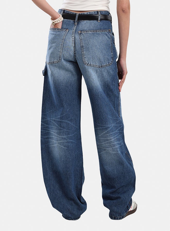 Carina High Waist Washed Jeans - Image 3