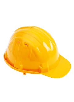 Workman UAE Safety Helmet for Construction & Outdoor Activities | Adjustable Chin Strap & Manual Type Adjustment | Lightweight, Comfortable & Durable Hard Hat | Yellow  - Image 1