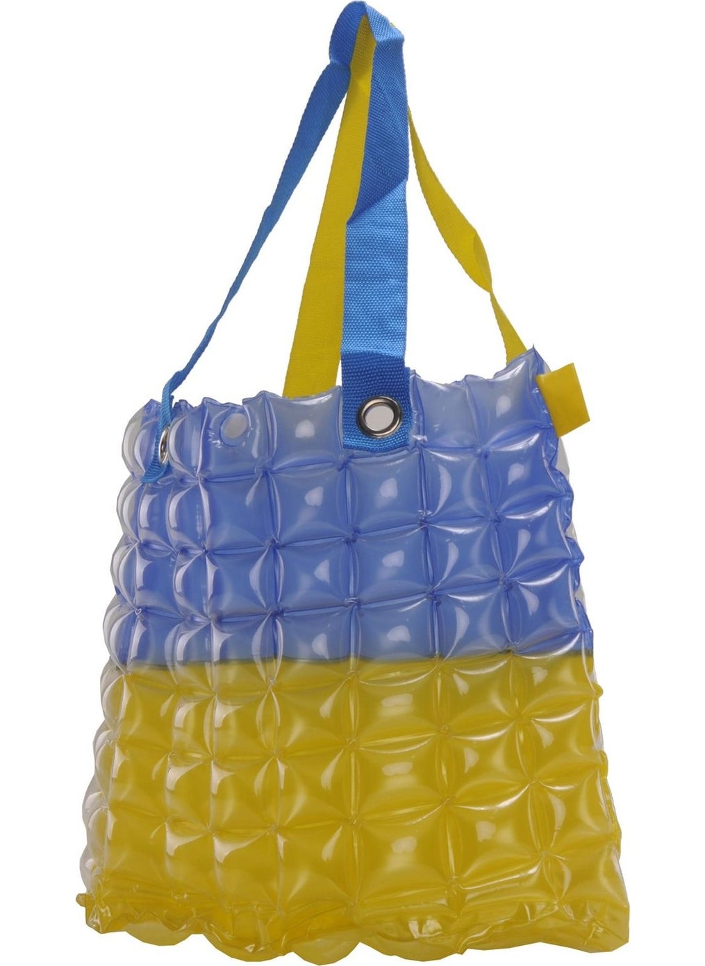 Louisiana Polo Women's Beach Bag Yellow Blue Inflatable Shoulder Bag BR03  - Image 2