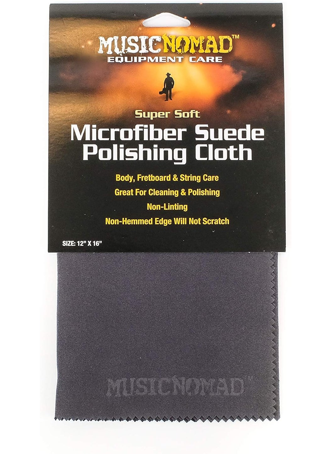 MusicNomad MusicNomad Microfiber Suede Polishing Cloth MN201 Small  - Image 1