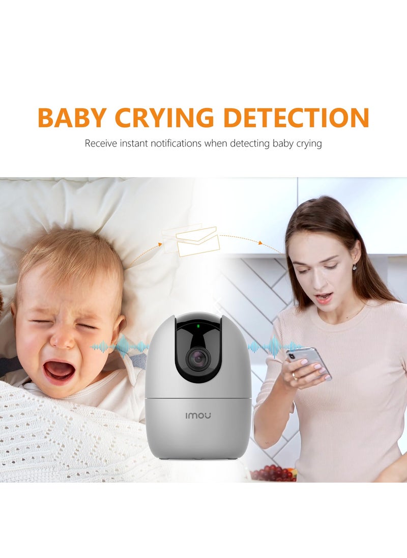 IMOU - Imou 360° 1080P Full HD Security Camera, Human Detection, Motion Tracking, 2-Way Audio, Night Vision, Dome Camera with WiFi & Ethernet Connection, Alexa Google Assistant, Up to 256GB SD Card Support - Image 1