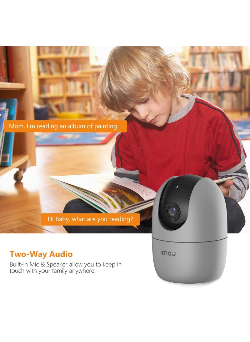 IMOU - Imou 360° 1080P Full HD Security Camera, Human Detection, Motion Tracking, 2-Way Audio, Night Vision, Dome Camera with WiFi & Ethernet Connection, Alexa Google Assistant, Up to 256GB SD Card Support - Image 1