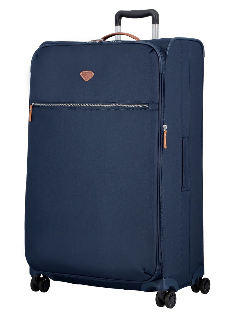 Jump Etretat Soft Expandable Luggage Suitcase Trolley XL 88 cm Navy Blue - Image 1