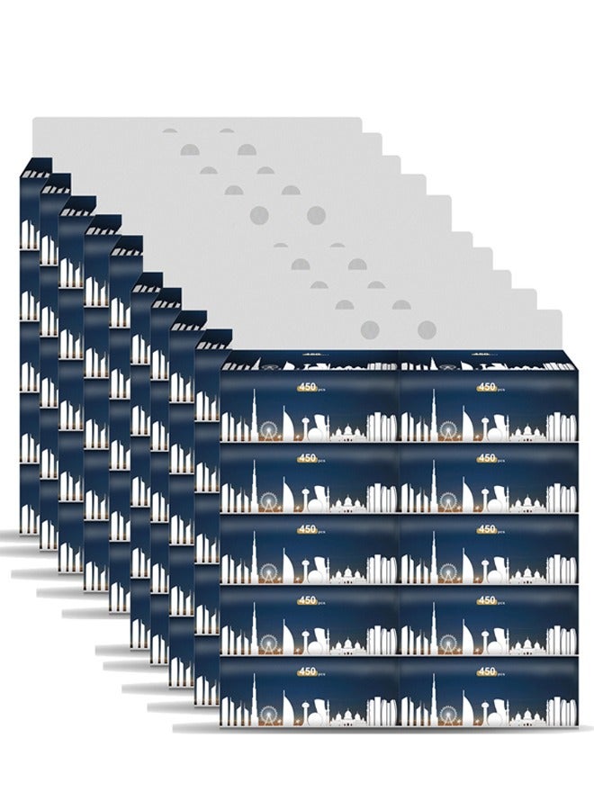 KLNAMAEAAN Pack of 100 Premium Quality New Technology Facial Tissue 100% Raw Wood Pulp 90 Sheet X 5 Ply - Image 1