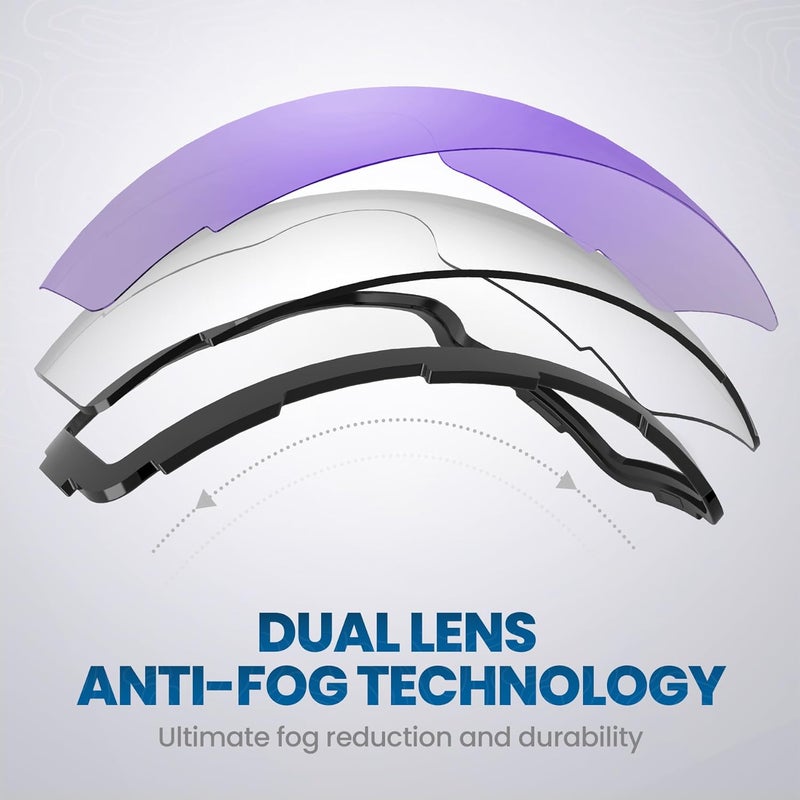 OutdoorMaster Ski Goggles PRO - Frameless, Interchangeable Lens 100% UV400 Protection Snow Goggles for Men & Women - Image 4