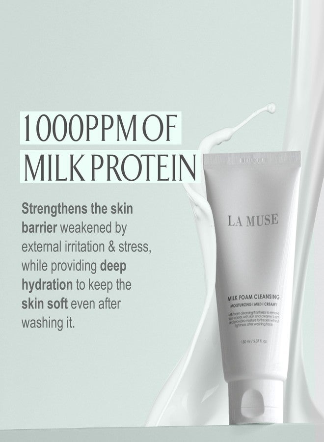 LA MUSE Milk Foam Cleansing - Naturally Derived Ingredients/Sensitive Skin/Skin Tone Milk Foam Cleansing - Naturally Derived Ingredients/Sensitive Skin/Skin Tone Care/Exfoliation Management - Image 3