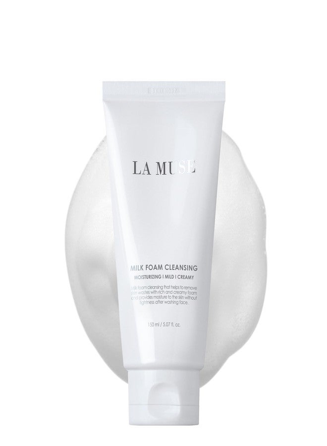 LA MUSE Milk Foam Cleansing - Naturally Derived Ingredients/Sensitive Skin/Skin Tone Milk Foam Cleansing - Naturally Derived Ingredients/Sensitive Skin/Skin Tone Care/Exfoliation Management - Image 1