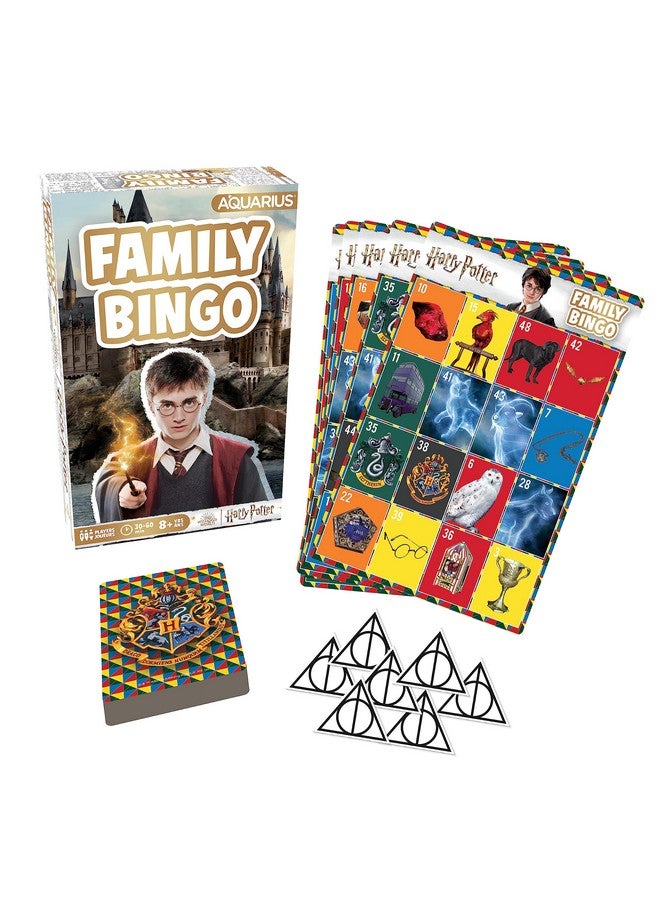 Aquarius Harry Potter Family Bingo Game Fun Family Party Game For Kids Teens & Adults Entertaining Game Night Gift Officially Licensed Harry Potter Merchandise - Image 2