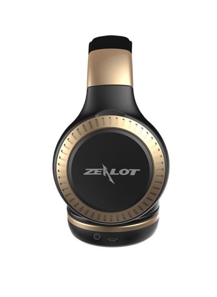 Zealot - Bluetooth Headphone Wireless Stereo Earphone Foldable Over Ear Headset 3.5mm AUX In Hands-free w/ Microphone - Image 1