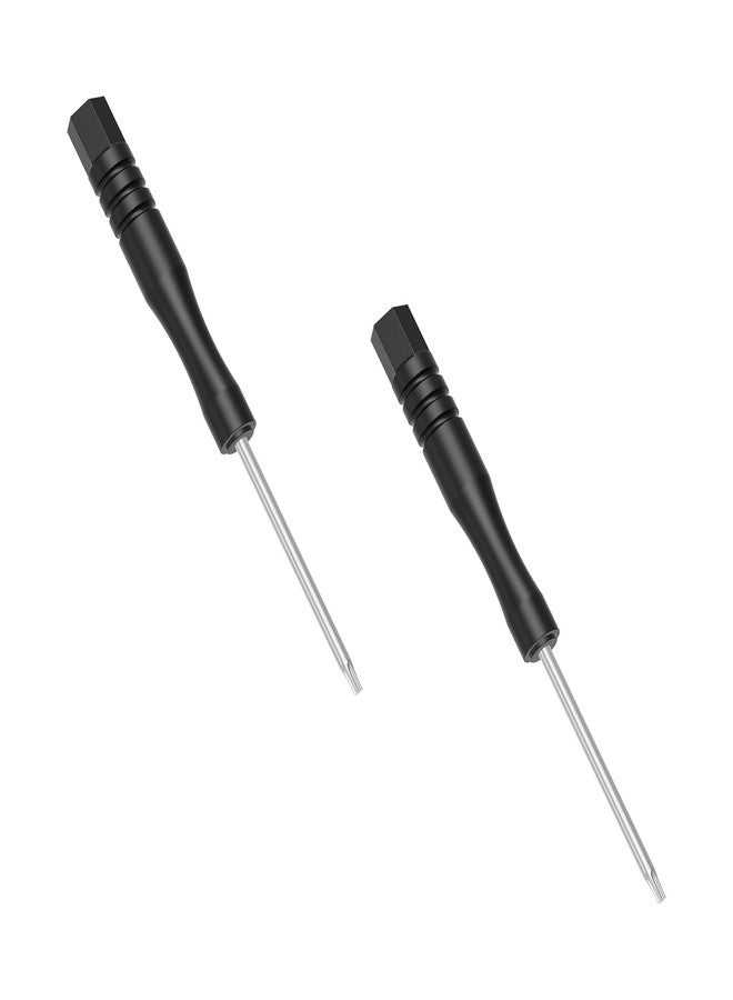 FOCMKEAS 2PCS T2 Mini Torx Screwdrivers, 80mm（3.15") Torx Driver Star Bit Screwdrivers for Computer Repairing, Automobile Tools and Home Appliances, Non-magnetic - Image 1
