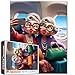 Tucocoo Fashionable Senior Ladies On Airplane Jigsaw Puzzle for Adults Students Funny Cartoon Style 1000 Pieces 2027 Inches Colorful Travel Humor Puzzle Gift Idea for Relaxing and Creative Time Wall Decor - Image 2