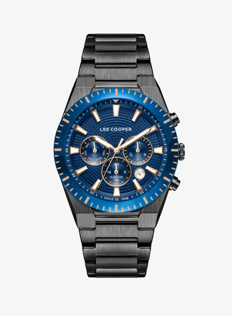 Lee Cooper Men's Metal Multi Function Watch LC08100.090 - 42 mm